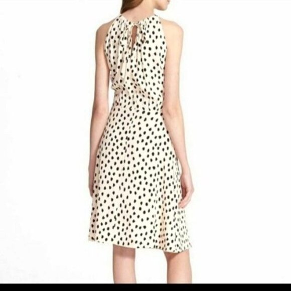 -Kate Spade Ivory Speckle Dot Take A Walk on the Wild Side Dress 0 - Picture 3 of 9
